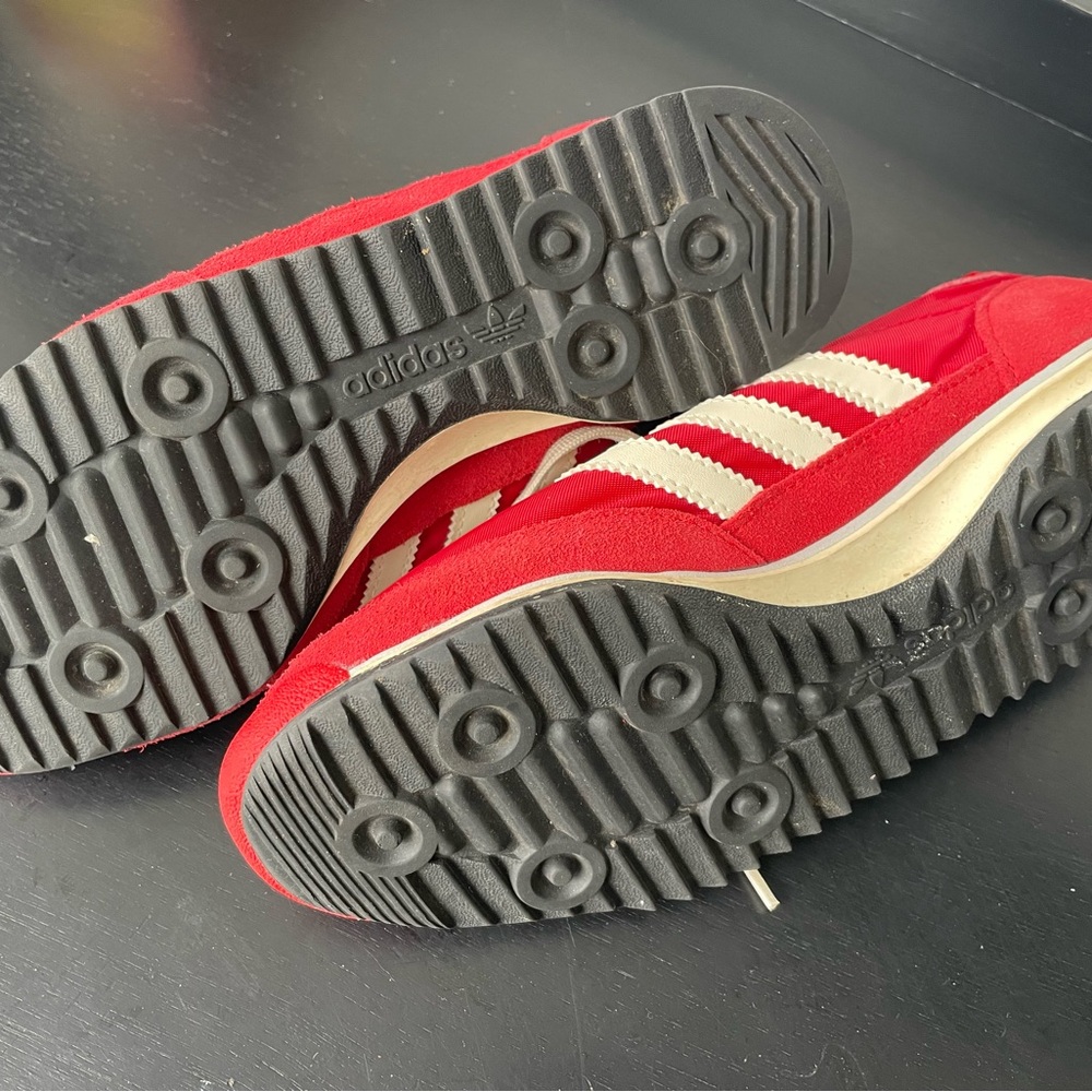 Adidas Women's Red SL 72 OG Sneakers US Size 6 Originals Tennis Shoes Trainers - Picture 7 of 8